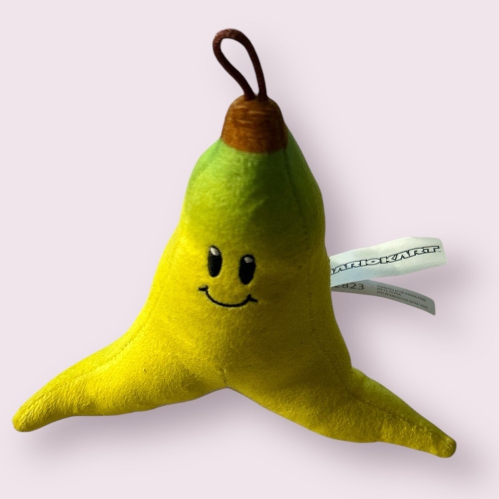 MarioKart Banana Slip Plush official collectible